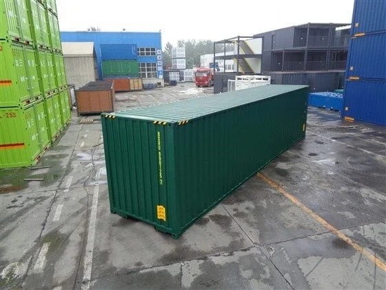Second image of Novo contentor marítimo verde de 40 pés HC