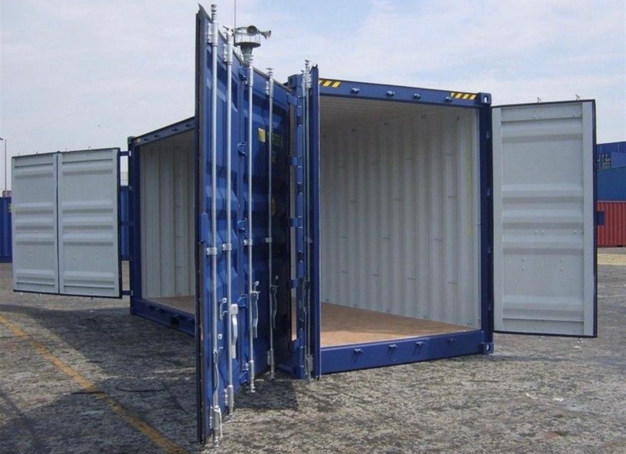 20-Fuß-Seecontainer mit Doppeltür – Bild 3