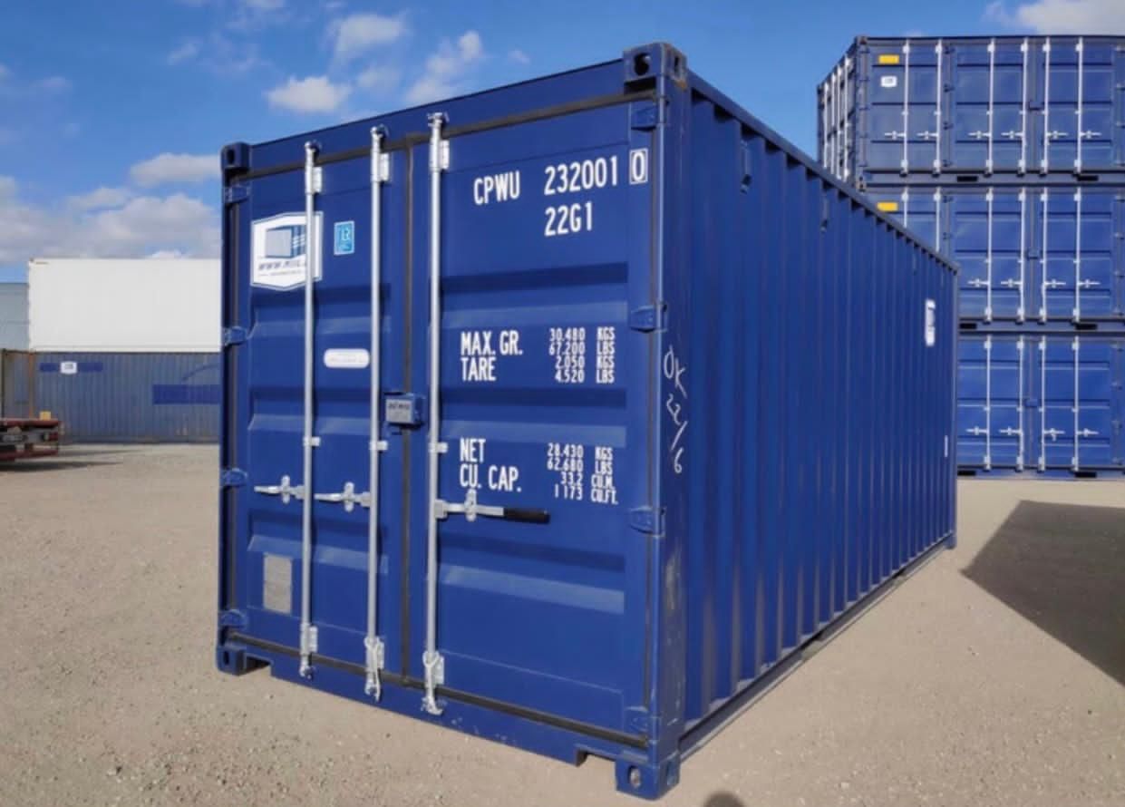 Neuer kobaltblauer 20-Fuß-Container – Bild 2