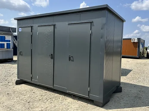 Sanitärcontainer mit 3 Kabinen – Bild 8
