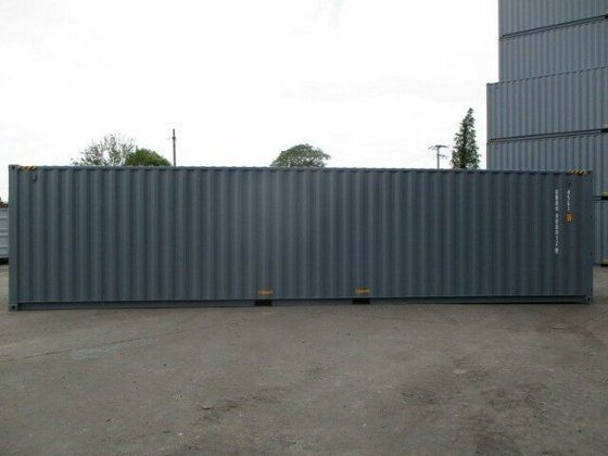 Standard-40-Fuß-Seecontainer RAL 7046 – Bild 3