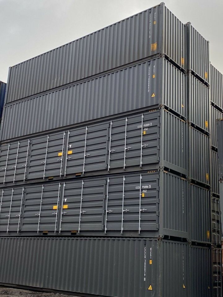 Standard-40-Fuß-Seecontainer RAL 7046 – Bild 6