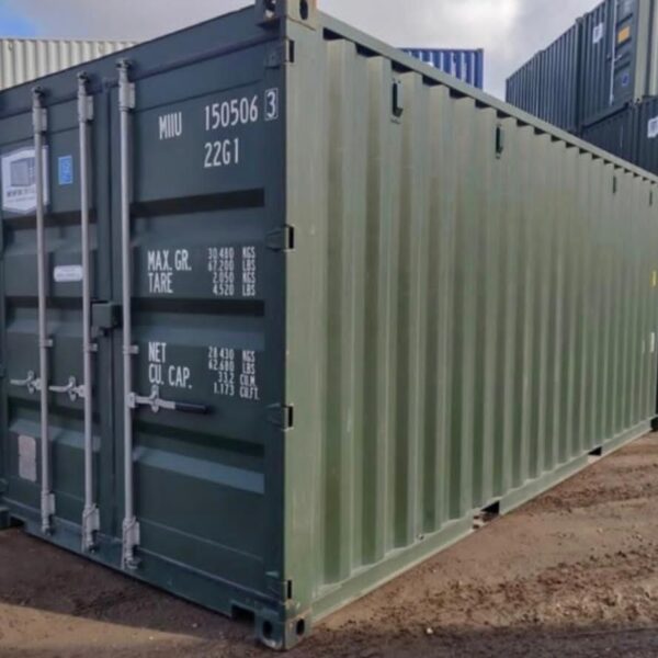 Neuer olivgrüner 20-Fuß-Container