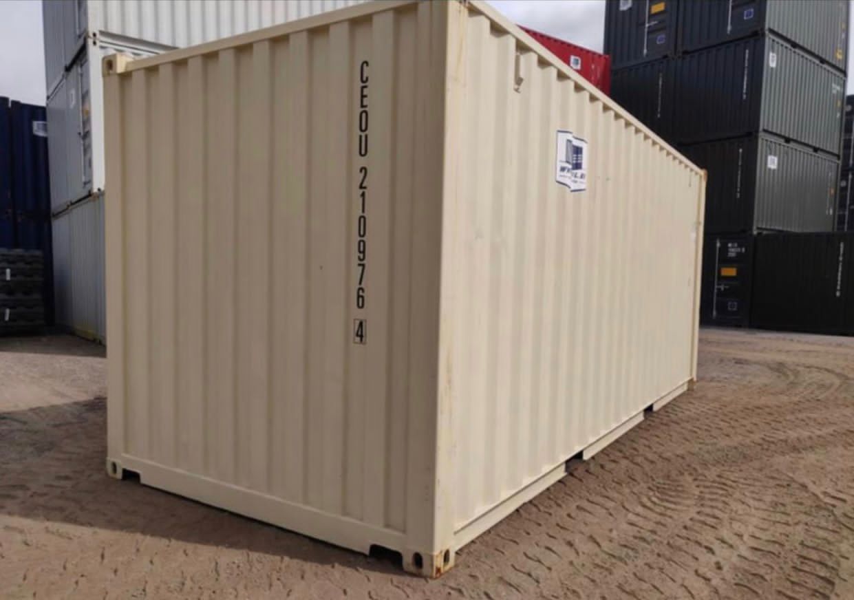 Neuer 20-Fuß-Container in Hellelfenbein – Bild 6