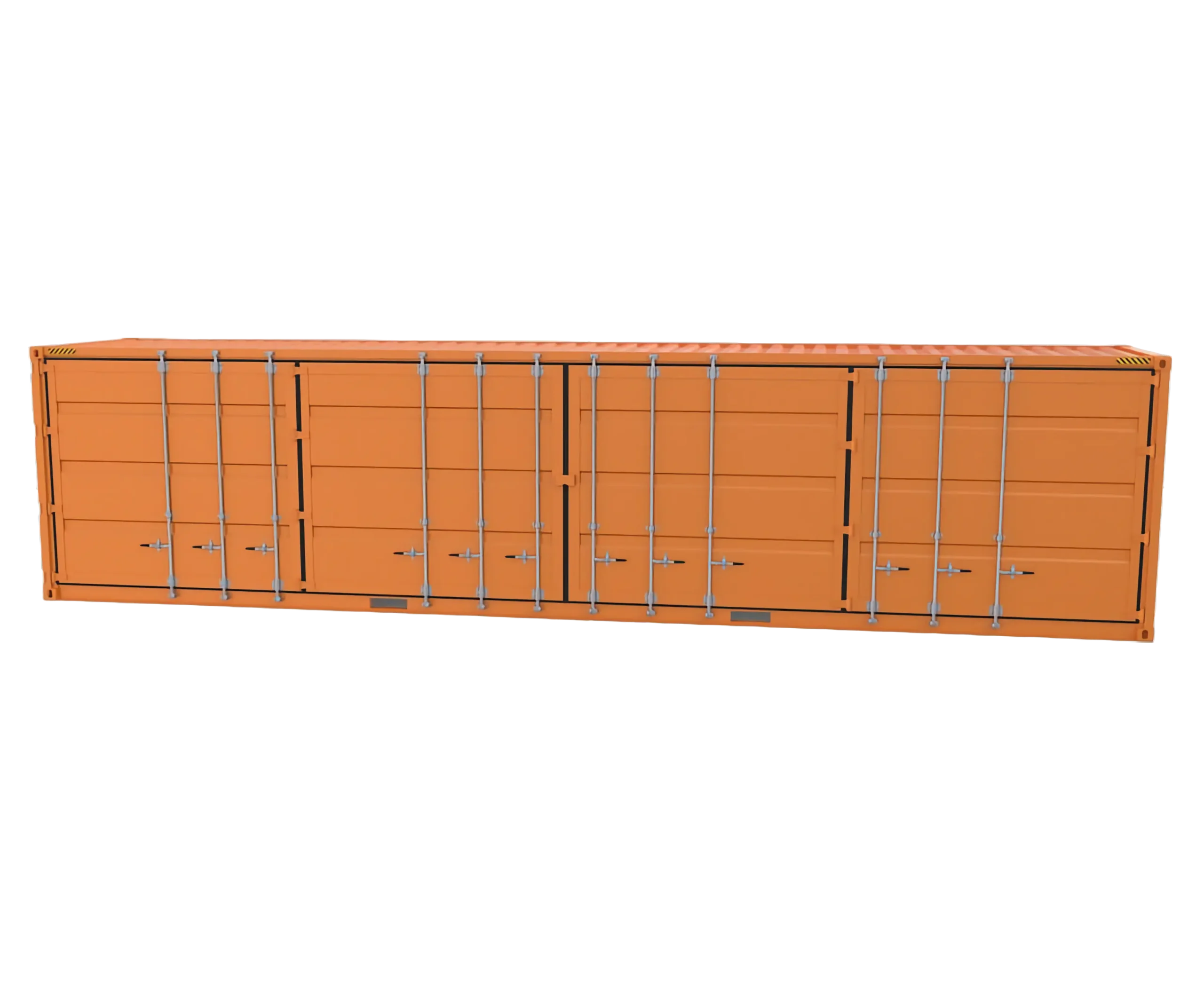 40-Fuß-HC-Container mit offenen Seiten und 2 Türen. – Bild 2