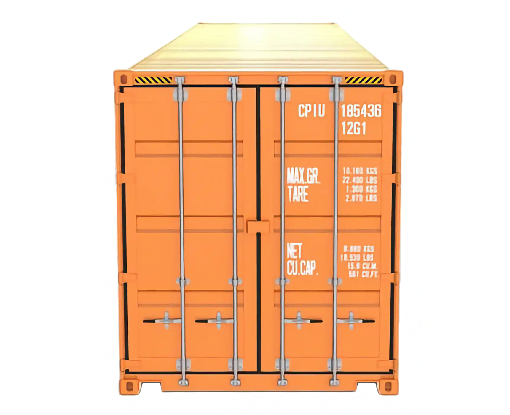 40-Fuß-HC-Container mit offenen Seiten und 2 Türen. – Bild 3
