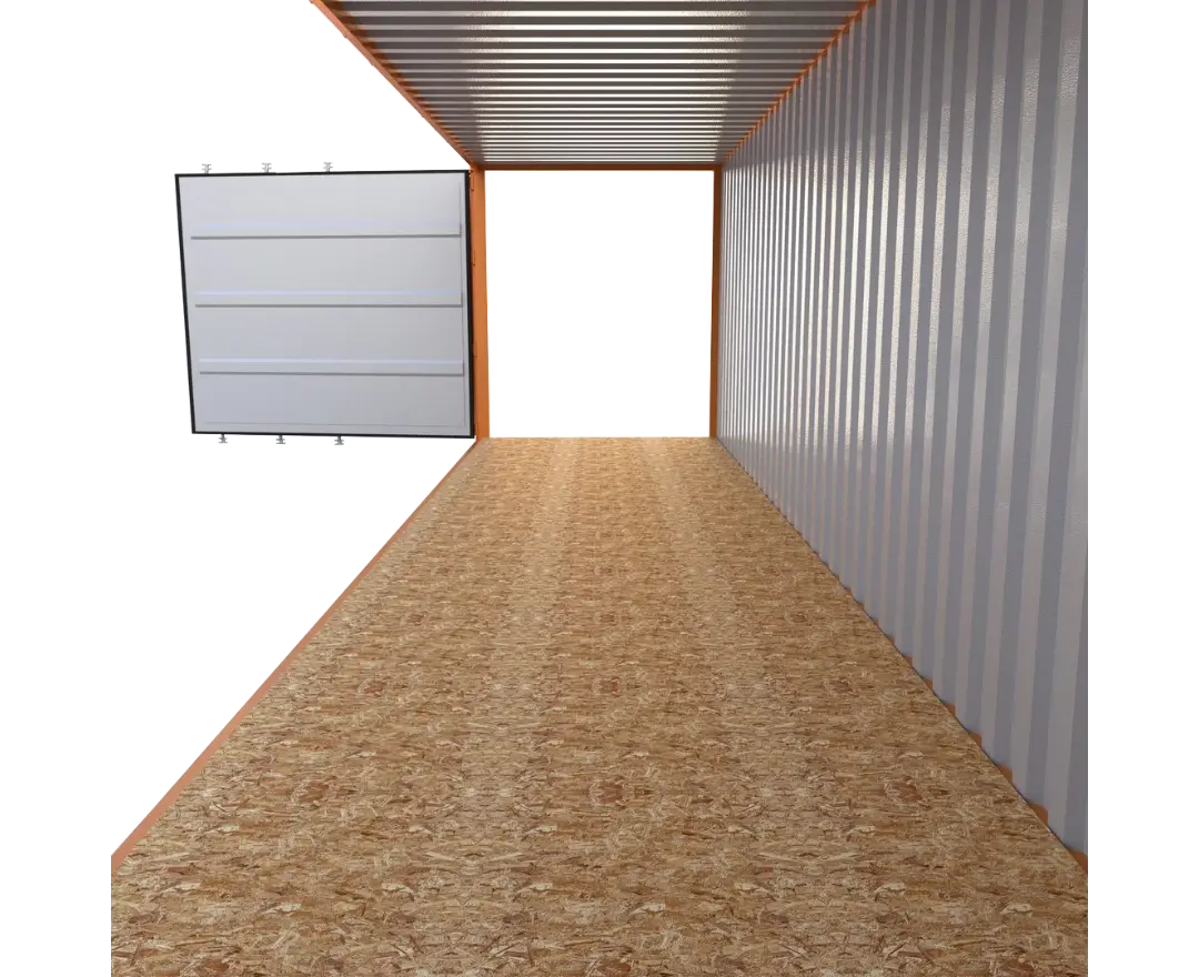 40-Fuß-HC-Container mit offenen Seiten und 2 Türen. – Bild 6
