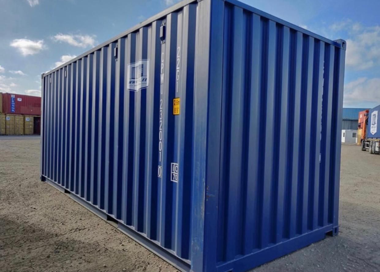 Neuer kobaltblauer 20-Fuß-Container – Bild 3