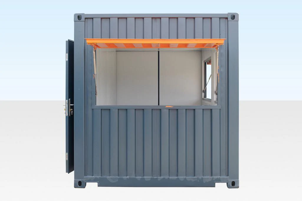 20-Fuß-Barcontainer, bläulich-anthrazitgrau – Bild 2