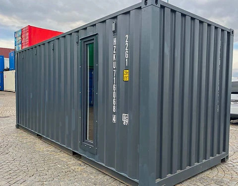 20-Fuß-Seecontainer mit Sektionaltoren – Bild 3