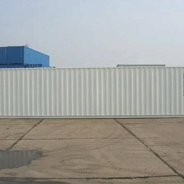 40-Fuß-Seecontainer, weiß – neu