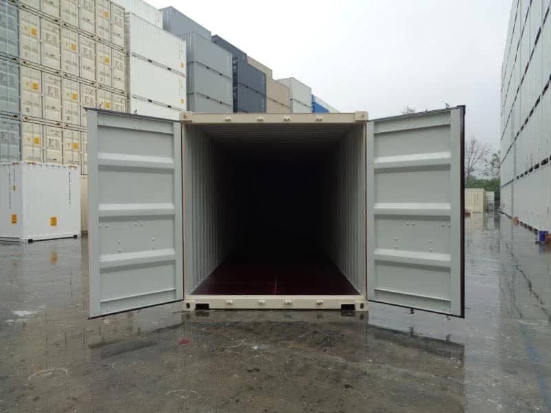 40-Fuß-Seecontainer, beige – neu – Bild 2