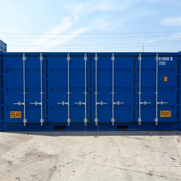 20-Fuß-Seecontainer mit Doppeltür (offene Seite)