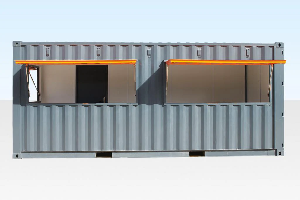 20-Fuß-Barcontainer, bläulich-anthrazitgrau – Bild 5