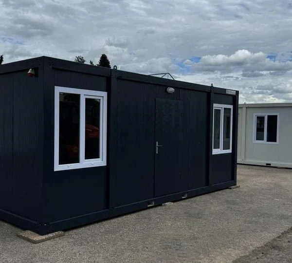 SCHWARZER BÜROCONTAINER