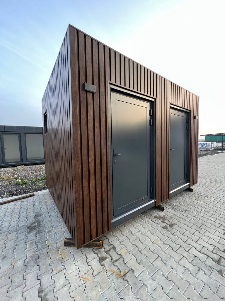 Premium-Badezimmerkabine: separate Dusche und Toilette. – Bild 2