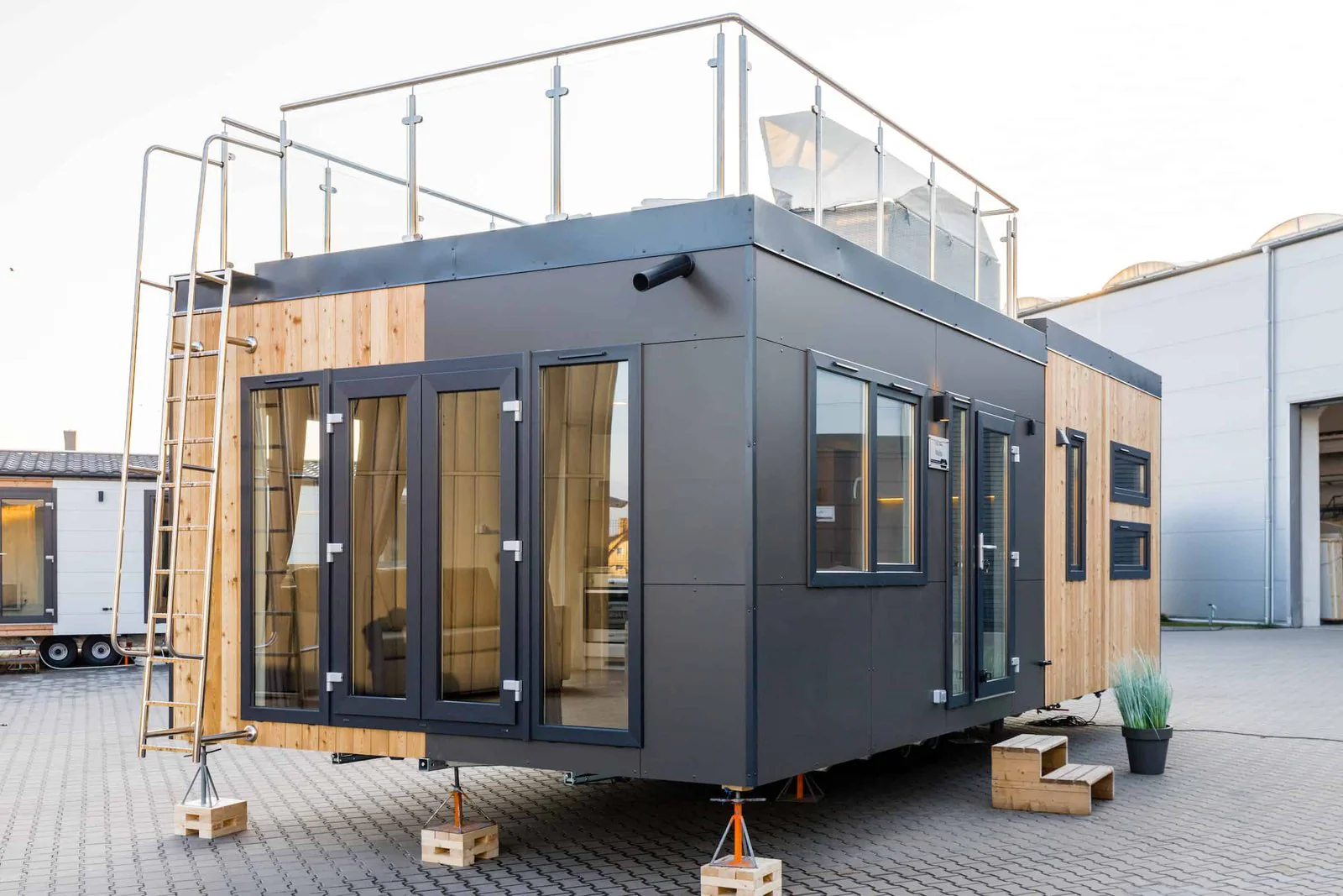 Malta Haus Mobilheim mit 2 Schlafzimmern und Dachterrasse.