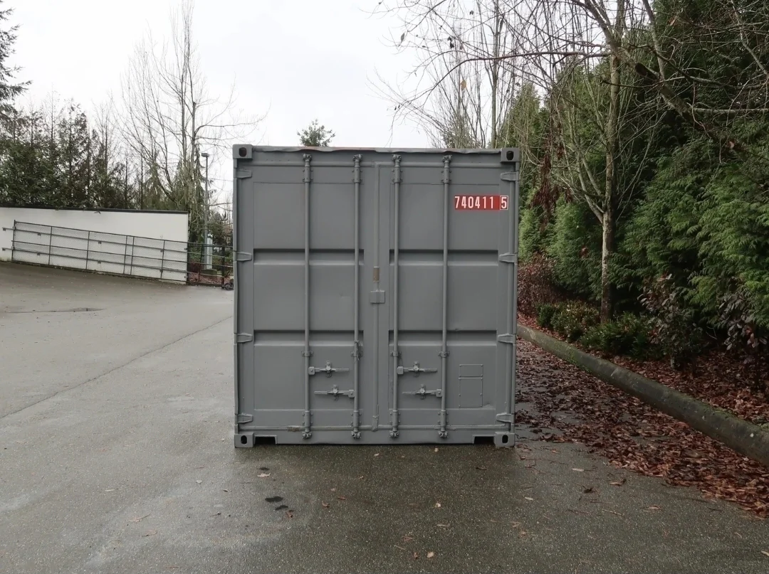 Gebrauchte 20-Fuß-Container in Lichtgrau – Bild 2