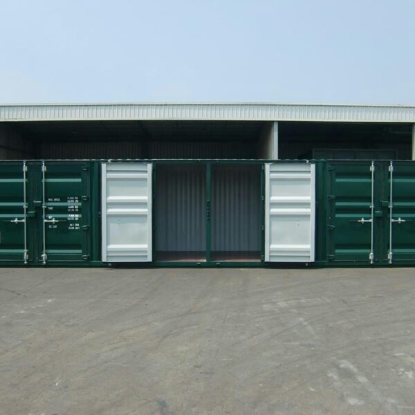 40-Fuß-Container mit offenen Seiten