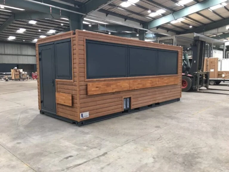 20 Fuß langer brauner Holz-Barcontainer – Bild 4