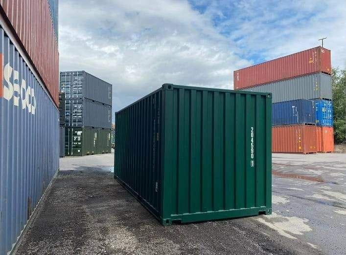20-Fuß-Seecontainer, wind- und wasserbeständig. – Bild 3
