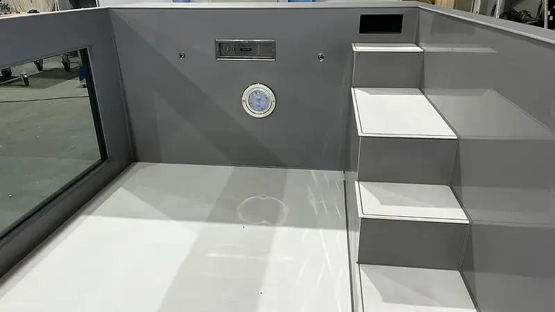 6,5 m x 2,5 m großes Polypropylen-Schwimmbecken mit einem 4 m breiten Fenster – Bild 3
