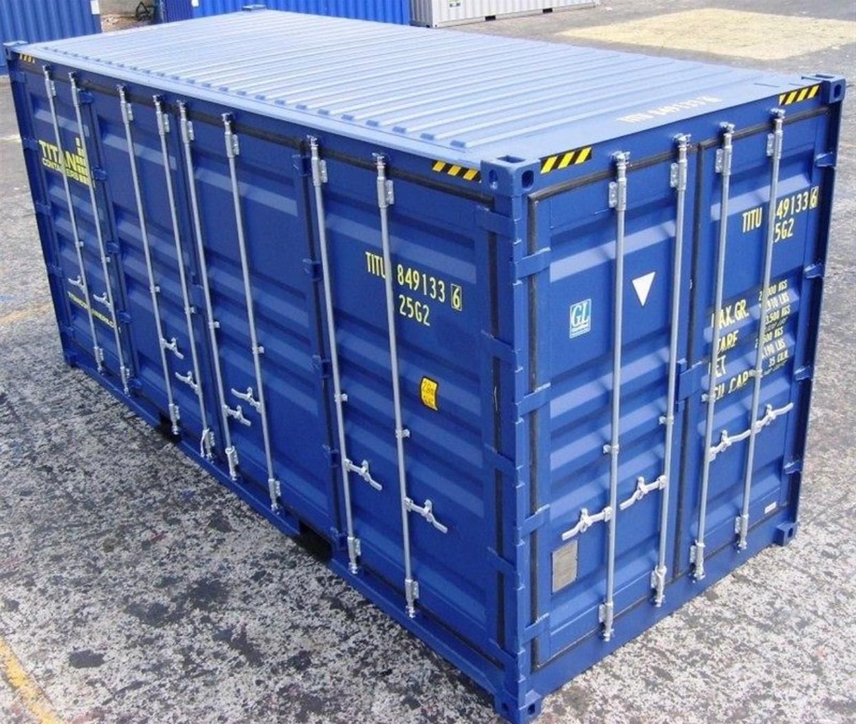 20-Fuß-Seecontainer mit Doppeltür – Bild 2