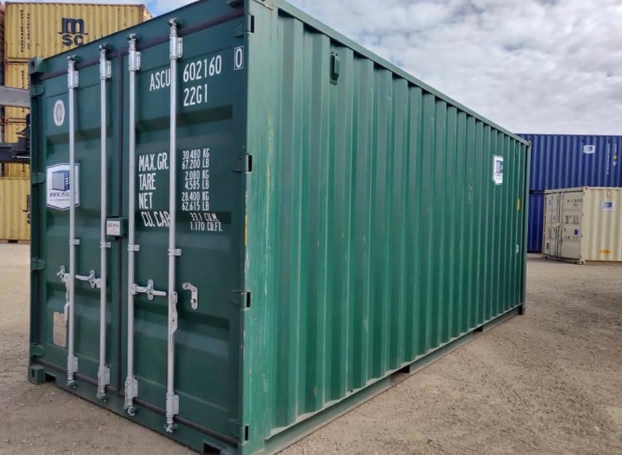 Neuer benzingrüner 20-Fuß-Container – Bild 2