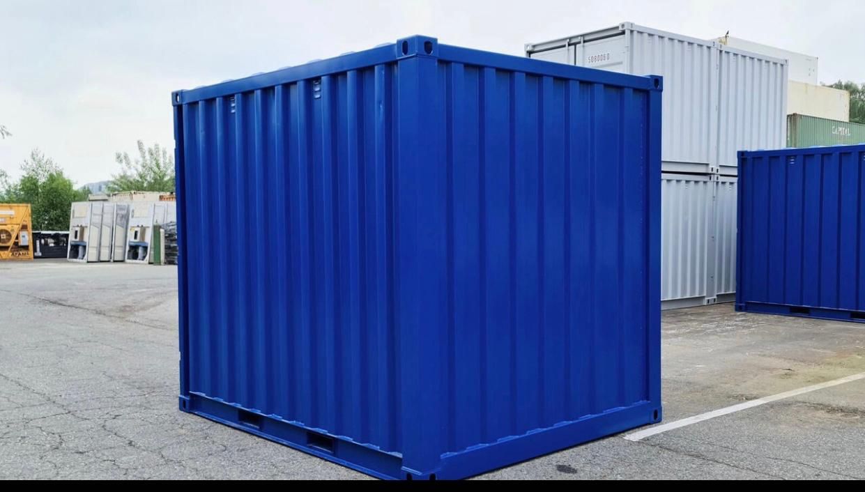 Neuer 10-Fuß-Container Industrieblau – Bild 4