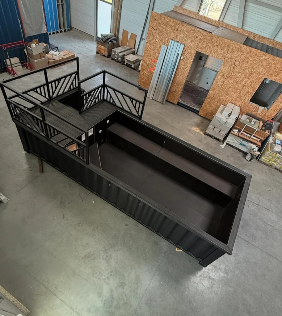 20-Fuß Containerpool mit Deck