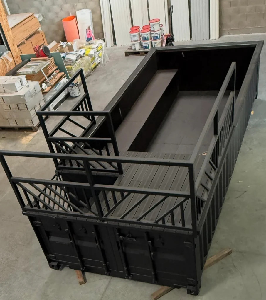 20-Fuß Containerpool mit Deck – Bild 2