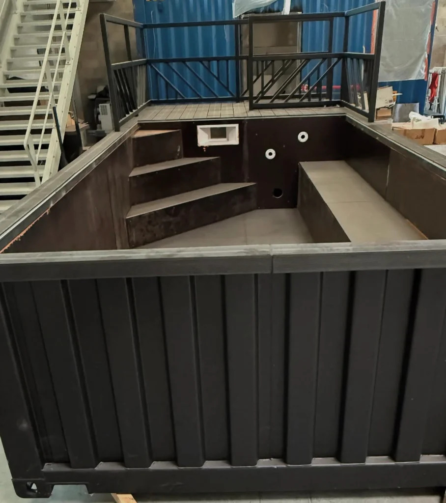 20-Fuß Containerpool mit Deck – Bild 3