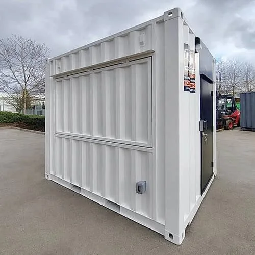 Neuer 3 Meter langer weißer Container für Kaffee/Bar – Bild 4