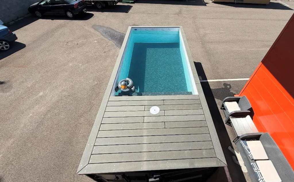 6-Meter-Schiffscontainer-Pool – Bild 3